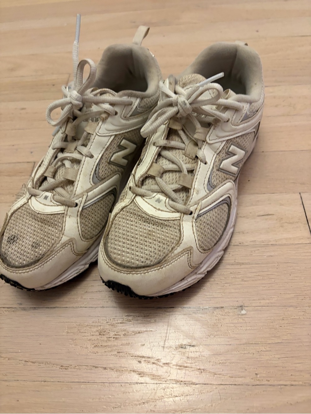 New Balance Kids Cream Beige Sneakers